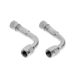 Maxbell 8 Pieces Air Tyre Valve 90 135 Degree Schrader Valve Stem with Extension Adapter for Car Truck Motorcycle