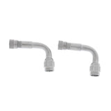 Maxbell 8 Pieces Air Tyre Valve 90 135 Degree Schrader Valve Stem with Extension Adapter for Car Truck Motorcycle