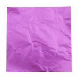 Maxbell Wholesale 400 Pieces Chocolate Sweets Foil Wrappers DIY Package Candy Paper Aluminum Tinfoil Sheets Square 8cm x 8cm royal blue+ purple + green + red