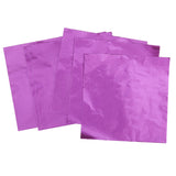 Maxbell Wholesale 400 Pieces Chocolate Sweets Foil Wrappers DIY Package Candy Paper Aluminum Tinfoil Sheets Square 8cm x 8cm royal blue+ purple + green + red