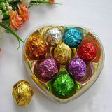 Maxbell Wholesale 400 Pieces Chocolate Sweets Foil Wrappers DIY Package Candy Paper Aluminum Tinfoil Sheets Square 8cm x 8cm royal blue+ purple + green + red