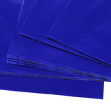 Maxbell Wholesale 400 Pieces Chocolate Sweets Foil Wrappers DIY Package Candy Paper Aluminum Tinfoil Sheets Square 8cm x 8cm royal blue+ purple + green + red