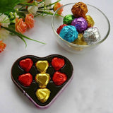 Maxbell Wholesale 400 Pieces Chocolate Sweets Foil Wrappers DIY Package Candy Paper Aluminum Tinfoil Sheets Square 8cm x 8cm royal blue+ purple + green + red