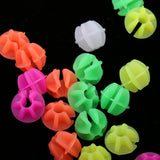 Maxbell 134pc Various Bicycle Plastic Wheel Spoke Colorful Decoration Luminous Beads