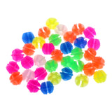 Maxbell 134pc Various Bicycle Plastic Wheel Spoke Colorful Decoration Luminous Beads