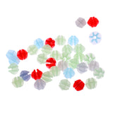 Maxbell 134pc Various Bicycle Plastic Wheel Spoke Colorful Decoration Luminous Beads