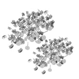 Maxbell 120 Pairs Stainless Steel Blank Flat Earrings Pin Post Stud Back Findings