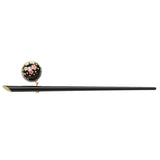 Maxbell 3 Pieces Acrylic Sakura Flower Ball Hairpin Hair Stick Japanese Kanzashi