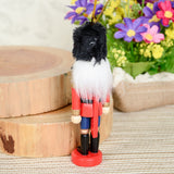 Maxbell 7 Pieces Wooden Nutcracker Soldier Figure Drummer Music Box Home Decor Gift