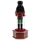Maxbell 7 Pieces Wooden Nutcracker Soldier Figure Drummer Music Box Home Decor Gift
