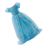 Maxbell Princess Flower Girls Long Pageant Tulle Wedding Prom Gown Dress  with Belt