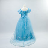 Maxbell Princess Flower Girls Long Pageant Tulle Wedding Prom Gown Dress  with Belt