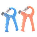 Maxbell 2pcs Fitness Gym Home Heavy Adjustable Hand Grip Exerciser 5-50Kg Forearm Wrist Strengthener Gripper Relieve Stress Blue Orange