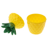 Maxbell 24 Pieces Pineapple Coconut Drink Cup Straw Hawaiian Luau Beach Party Decor