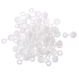 Maxbell Pack of 100 Polypropylene Hinged Screw Cover Caps Washer Flip Tops