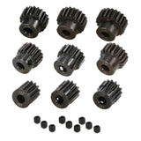 Maxbell 32DP 5mm 13T-21T Pinion 32DP Motor Gears Set for 1/8 RC Car DIY Accessories