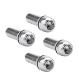 Maxbell 8 Pieces Bicycle Screws Water Bottle Cage Bolts Socket Screws Cycling Tool M7 High-performance