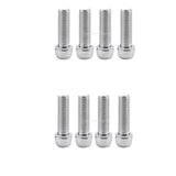 Maxbell 8 Pieces Bicycle Screws Water Bottle Cage Bolts Socket Screws Cycling Tool M7 High-performance