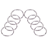 Maxbell 20pcs 10cm Ball Chain+50pcs Split Key Rings 25mm Scrapbooking Key Chains DIY
