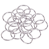 Maxbell 20pcs 10cm Ball Chain+50pcs Split Key Rings 25mm Scrapbooking Key Chains DIY