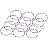 Maxbell 20pcs 10cm Ball Chain+50pcs Split Key Rings 25mm Scrapbooking Key Chains DIY