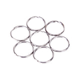 Maxbell 20pcs 10cm Ball Chain+50pcs Split Key Rings 25mm Scrapbooking Key Chains DIY