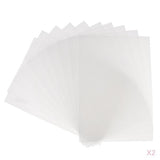 Maxbell 20 Pieces Heat Shrinkable Paper Shrink Film Paper Sheets for DIY Hanging Charms Fine Polish