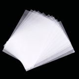 Maxbell 20 Pieces Heat Shrinkable Paper Shrink Film Paper Sheets for DIY Hanging Charms Fine Polish