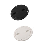 Maxbell 2pcs Marine Boat RV 4 inch Access Hatch Cover Twist Screw Out Deck Plate