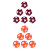 Maxbell Table Soccer Foosballs Replacements Mini Plastic Soccer Balls - Set of 12