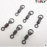 Maxbell 2 X 50Pcs Fishing Swivels Hook Ring Swivels Carp Fishing Tackle Ronnie Rigs