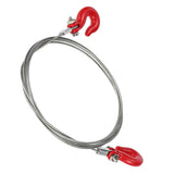 Maxbell Steel Tow Rope Hooks+Shovel for 1/10 RC Axial SCX10 CC01 RC4WD D90 D110 TF2