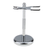 Maxbell Men's Shaving Brush with Stainless Steel Razor Display Holder Stand Rack