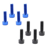 Maxbell 8Pcs Aluminum Alloy Bicycle Water Bottle Cage Bolts Holder Socket Screws