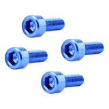 Maxbell 8Pcs Aluminum Alloy Bicycle Water Bottle Cage Bolts Holder Socket Screws