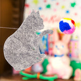 Maxbell 2 Pieces Lovely Cat Chasing Hanging Ball Bunting Banner Garland Home Party Table Decor