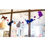 Maxbell 2 Pieces Lovely Cat Chasing Hanging Ball Bunting Banner Garland Home Party Table Decor