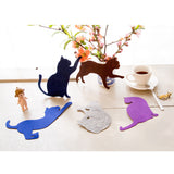 Maxbell 2 Pieces Lovely Cat Chasing Hanging Ball Bunting Banner Garland Home Party Table Decor