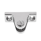 Maxbell 2 Pieces Angle Side Deck Hinge Mount 316 Stainless Steel Bimini Top Marine Hardware