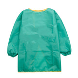 Maxbell 2pcs Toddler Kids Long Sleeve Painting Cooking Apron School Smock Green