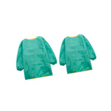 Maxbell 2pcs Toddler Kids Long Sleeve Painting Cooking Apron School Smock Green