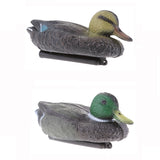 Maxbell 1 Pair Plastic Mallard Duck Decoy Floating Drake Duck Decoy for Hunting & Fishing