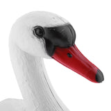 Maxbell 4 Piece Plastic Lifesize White Swan Decoy with Floating Keel Wildfowler Decoy 35cm