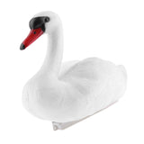 Maxbell 4 Piece Plastic Lifesize White Swan Decoy with Floating Keel Wildfowler Decoy 35cm