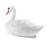 Maxbell 4 Piece Plastic Lifesize White Swan Decoy with Floating Keel Wildfowler Decoy 35cm