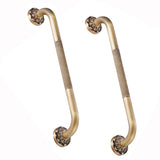 Maxbell 2Pcs Bathroom Grab Bar Brass 20'' Bath Shower Tub Support Safety Rail Handle