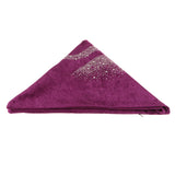 Maxbell Luxury Velvet Bed Table Runner Tablecloth with Cushion Cover Pillowcase #1