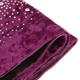 Maxbell Luxury Velvet Bed Table Runner Tablecloth with Cushion Cover Pillowcase #1