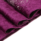 Maxbell Luxury Velvet Bed Table Runner Tablecloth with Cushion Cover Pillowcase #1