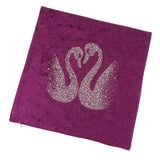 Maxbell Luxury Velvet Bed Table Runner Tablecloth with Cushion Cover Pillowcase #1
